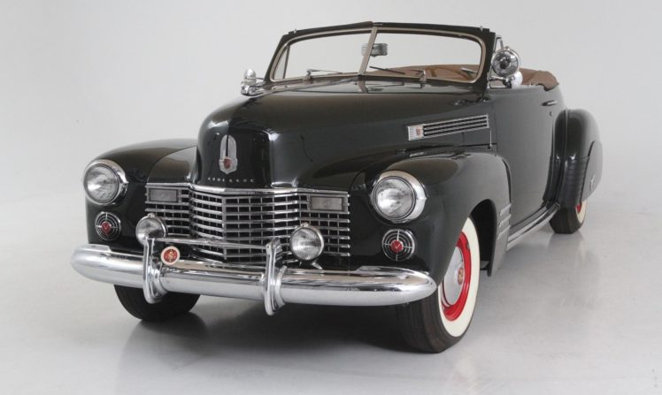 1941, Cadillac, Series, 62, Convertible, Coupe, Classic, Cars, Black HD Wallpaper Desktop Background
