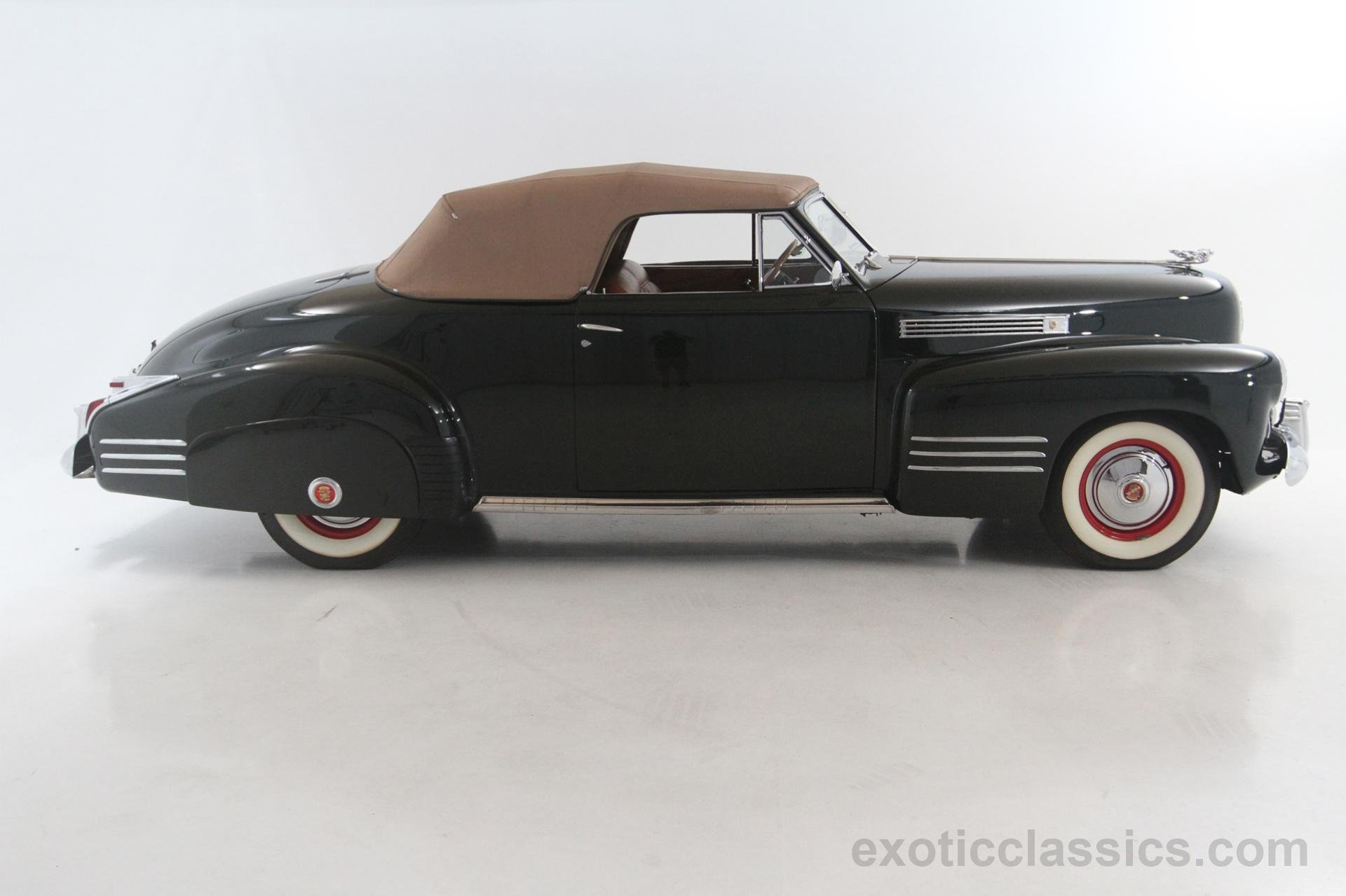 1941, Cadillac, Series, 62, Convertible, Coupe, Classic, Cars, Black Wallpaper