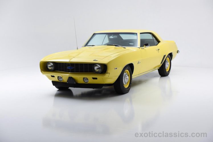 1969, Chevrolet, Camaro, Zl 1, Copo, Recreation, Coupe, Cars, Classic, Yellow HD Wallpaper Desktop Background