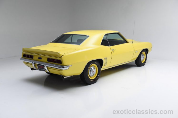 1969, Chevrolet, Camaro, Zl 1, Copo, Recreation, Coupe, Cars, Classic, Yellow HD Wallpaper Desktop Background