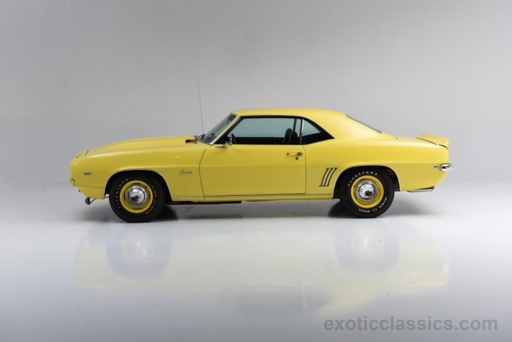 1969, Chevrolet, Camaro, Zl 1, Copo, Recreation, Coupe, Cars, Classic, Yellow HD Wallpaper Desktop Background