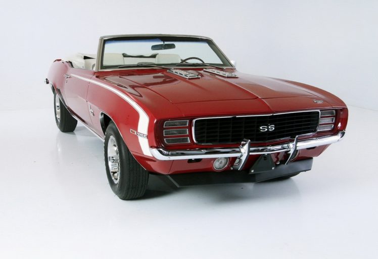 ss, 396, Convertible, Classic, Cars, Red HD Wallpaper Desktop Background