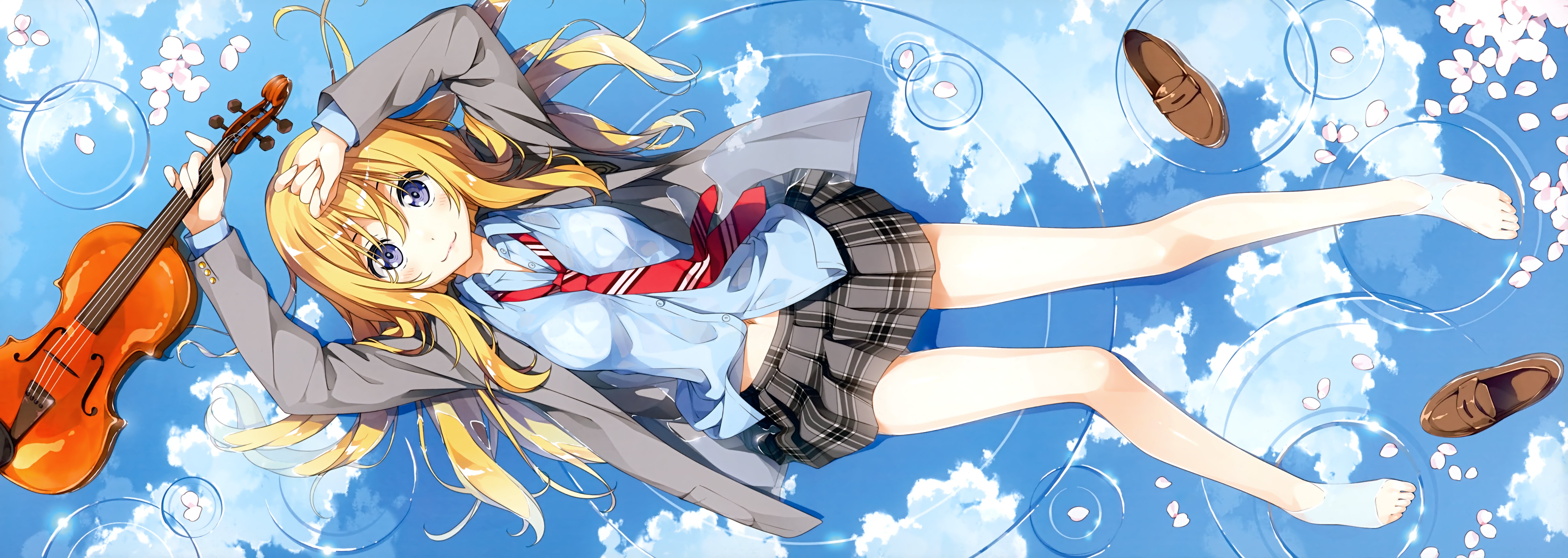 shigatsu, Wa, Kimi, No, Uso, Anime, Series, Girl, Characters Wallpaper