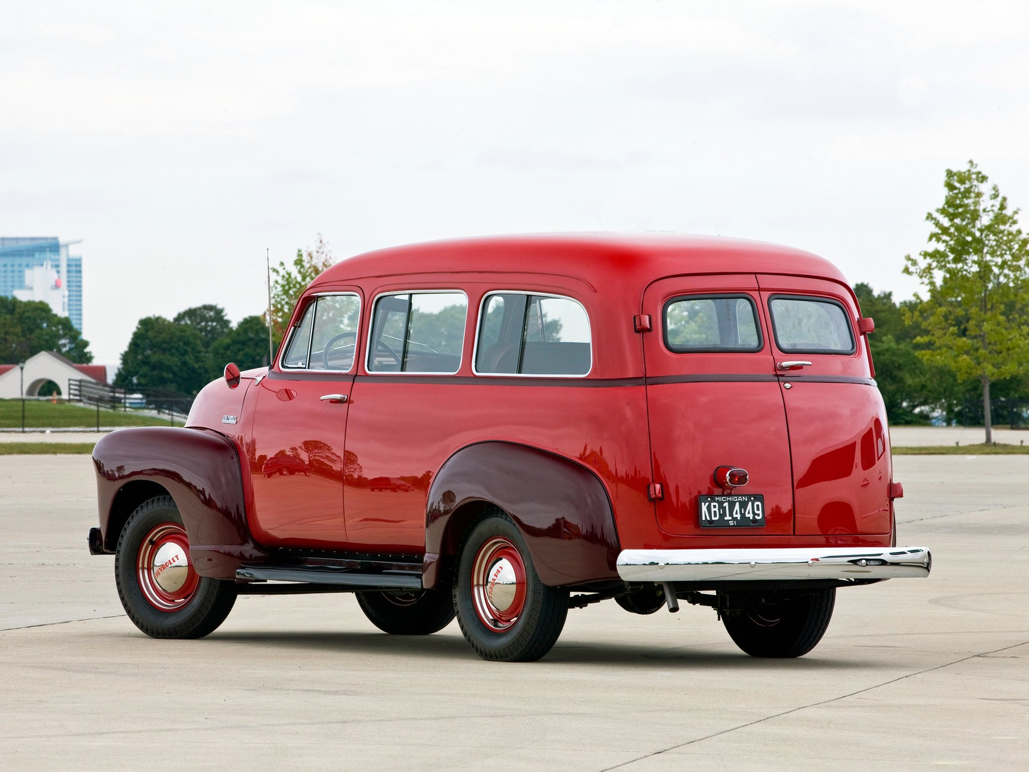 1952, Chevrolet, 3100, Suburban, Van, Delivery, Classic, Cars Wallpaper
