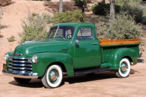 1953, Chevrolet, 3100, Pickup, Truck, Classic, Cars, Green
