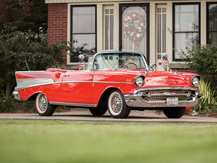 1957, Chevrolet, Bel, Air, Convertible, Fuel, Injection, Classic, Cars HD Wallpaper Desktop Background