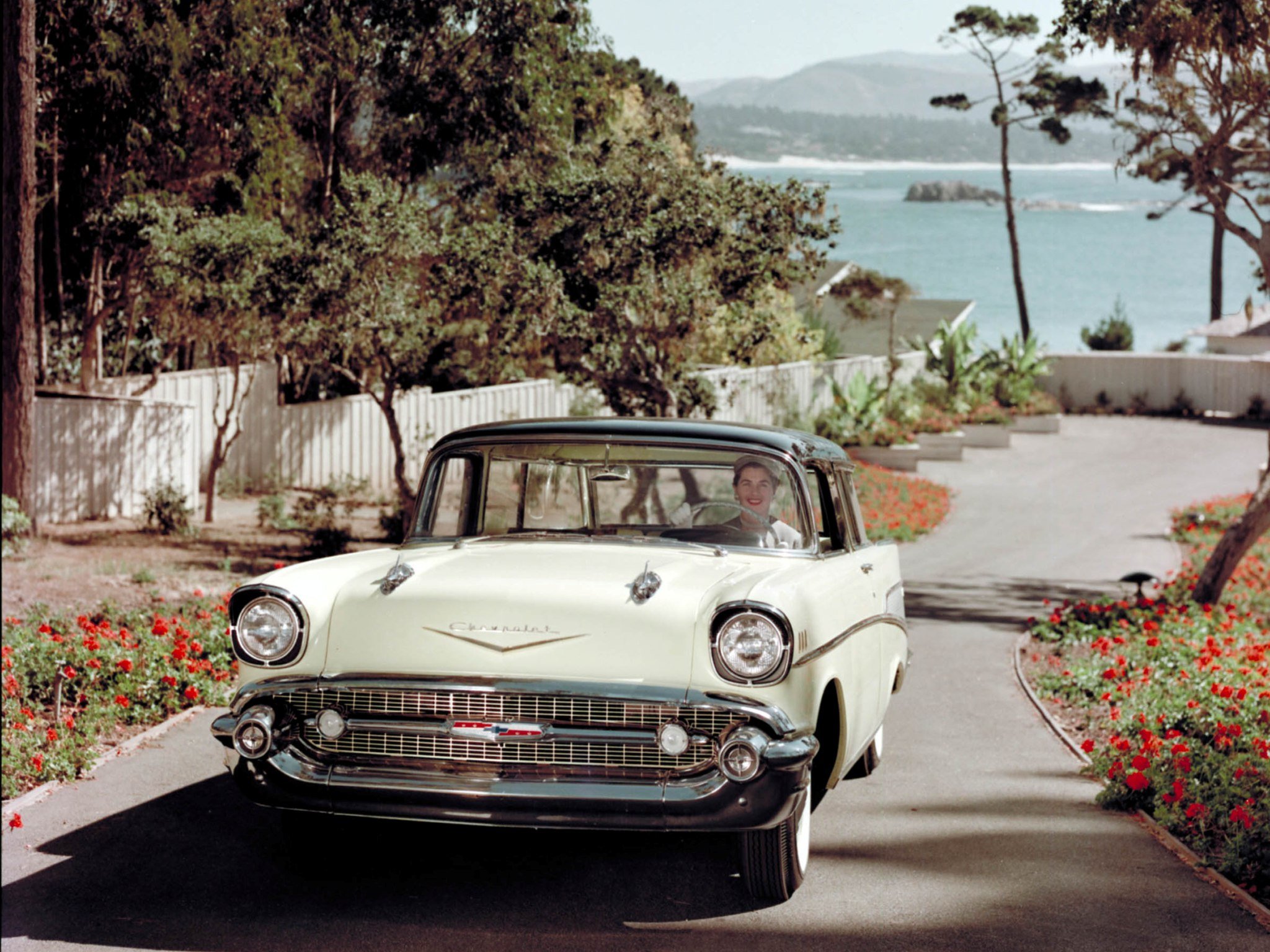 1957, Chevrolet, Bel, Air, Nomad, Wagon, Cars, Classic Wallpaper