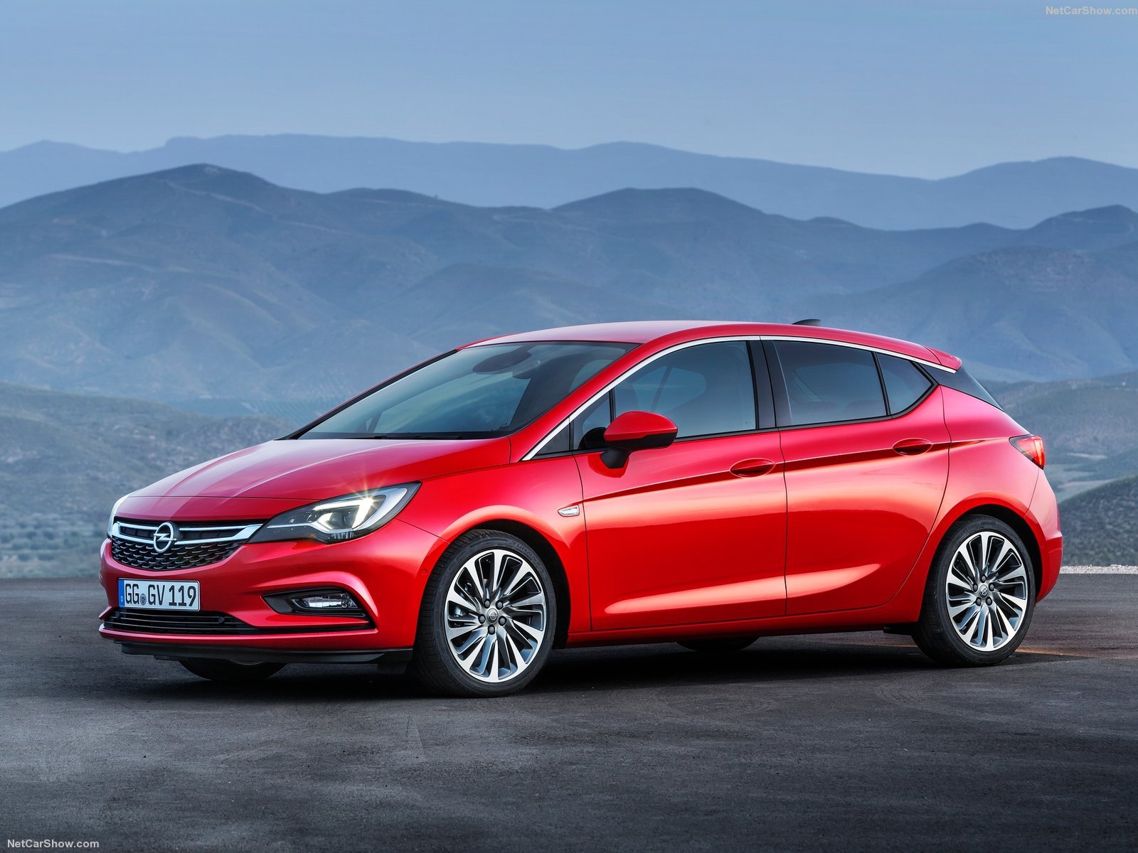 opel, Astra, 2016, Cars, Red Wallpaper