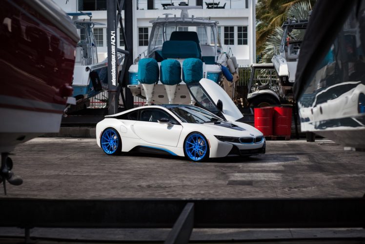 adv, 1, Wheels, Bmw i8, Cars, Electric, Coupe, Tuning, White HD Wallpaper Desktop Background