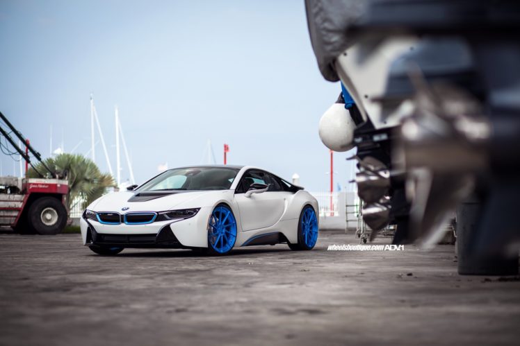adv, 1, Wheels, Bmw i8, Cars, Electric, Coupe, Tuning, White HD Wallpaper Desktop Background