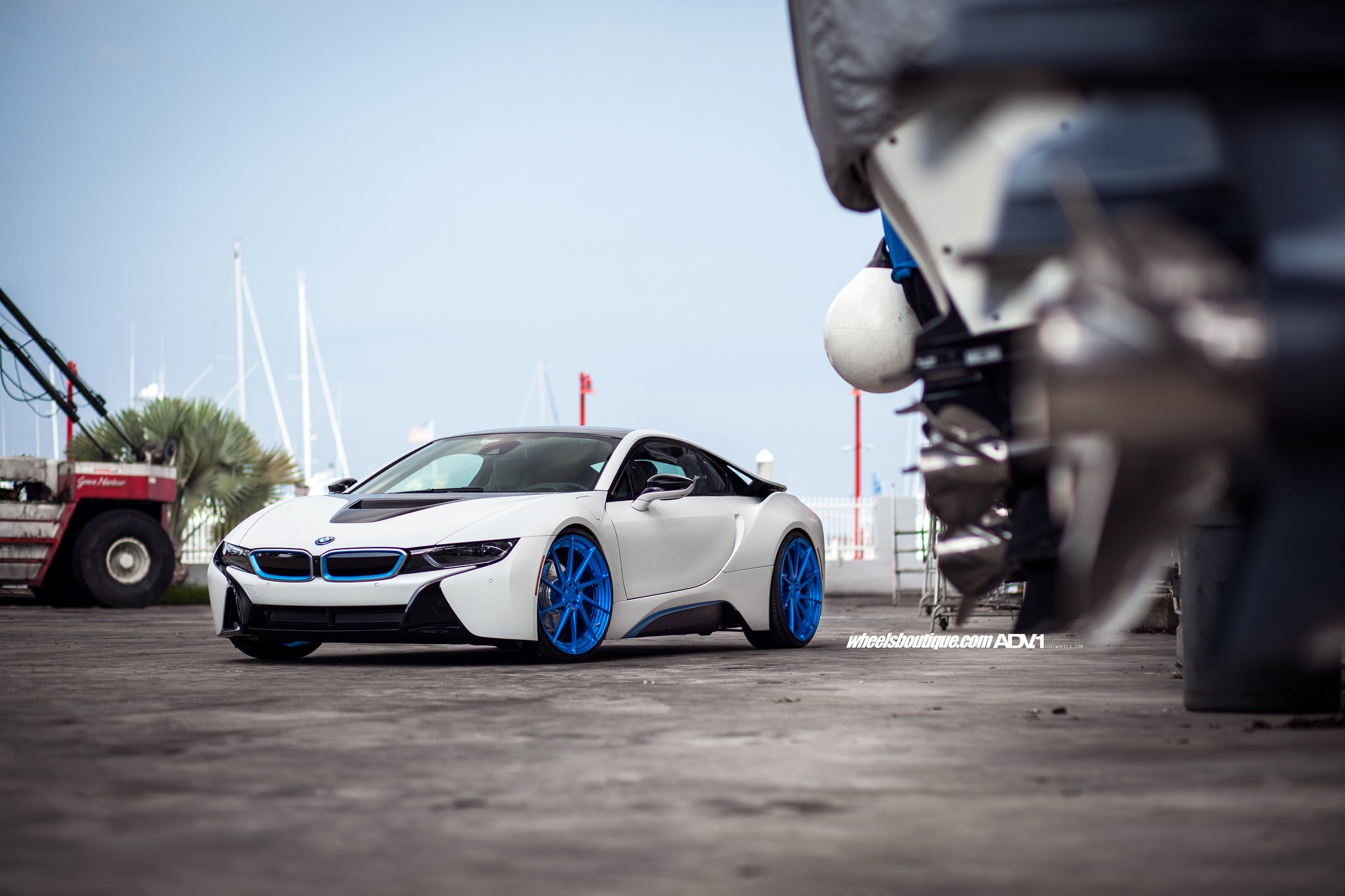 adv, 1, Wheels, Bmw i8, Cars, Electric, Coupe, Tuning, White Wallpaper