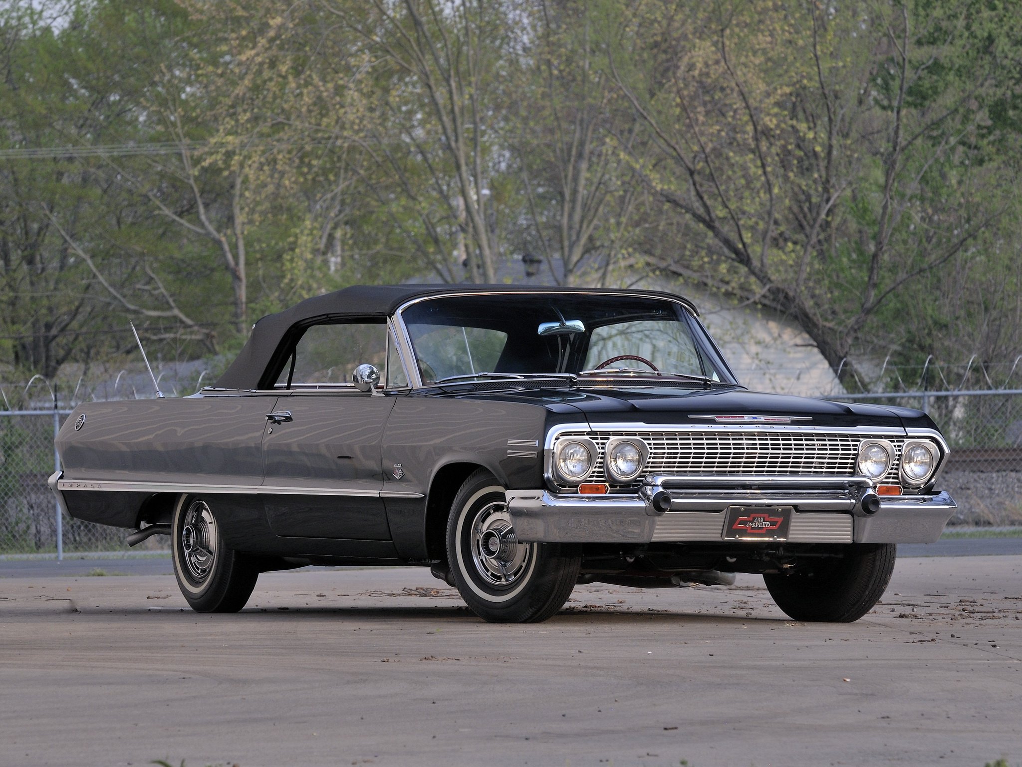 1963, Chevrolet, Impala ss, Convertible, Cars, Classic Wallpaper
