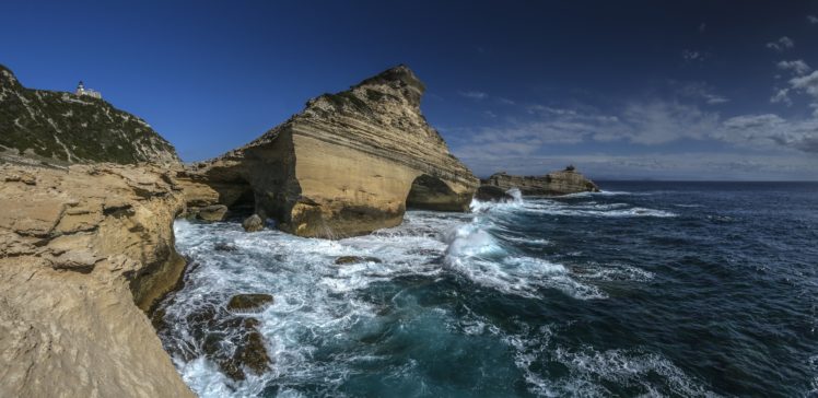 capu, Partusatu, Corsica, France, Mediterranean, Sea, Ocean HD Wallpaper Desktop Background