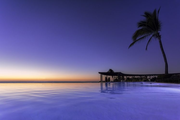porta, Fortuna, Nayarit, Mexico, Pacific, Ocean, Palm, Sunset HD Wallpaper Desktop Background