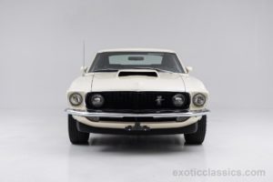 1969, Ford, Mustang, Boss, 429, Sportsroof, Classic, Coupe, White