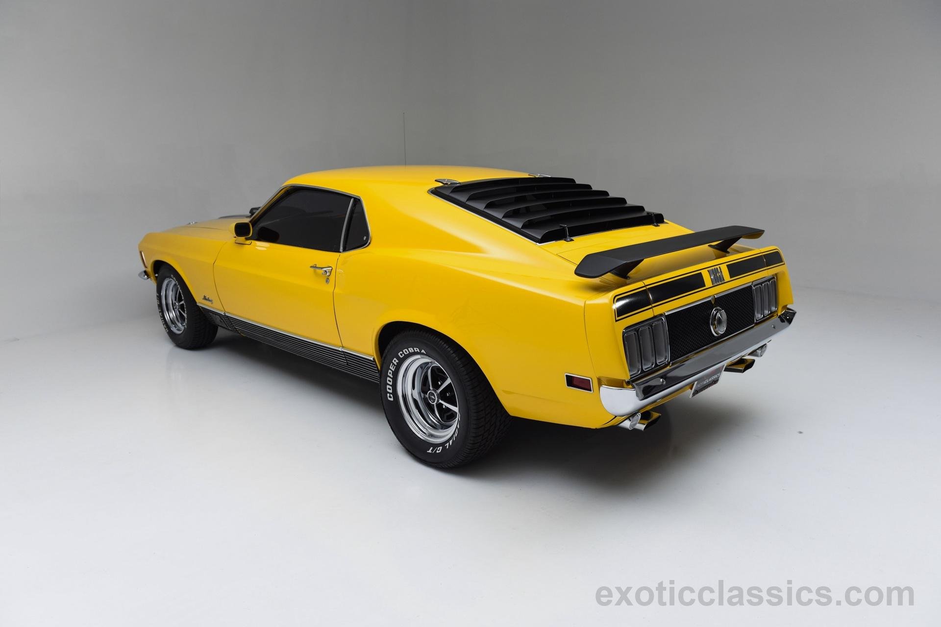 1970, Ford, Mustang, Mach 1, Cars, Classic, Yellow Wallpaper