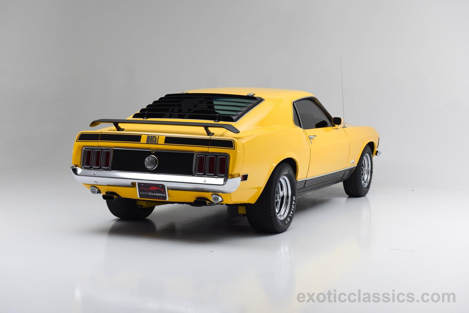 1970, Ford, Mustang, Mach 1, Cars, Classic, Yellow Wallpaper