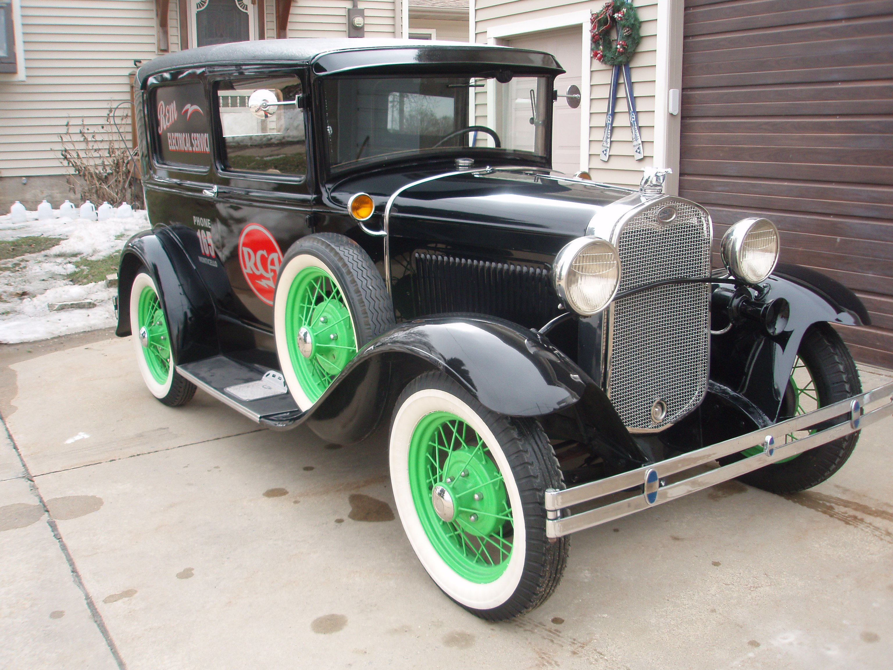 1930, Ford, Model a, Sedan, Delivery, Classic, Old, Retro, Vintage, Original, Black, Usa,  01 Wallpaper