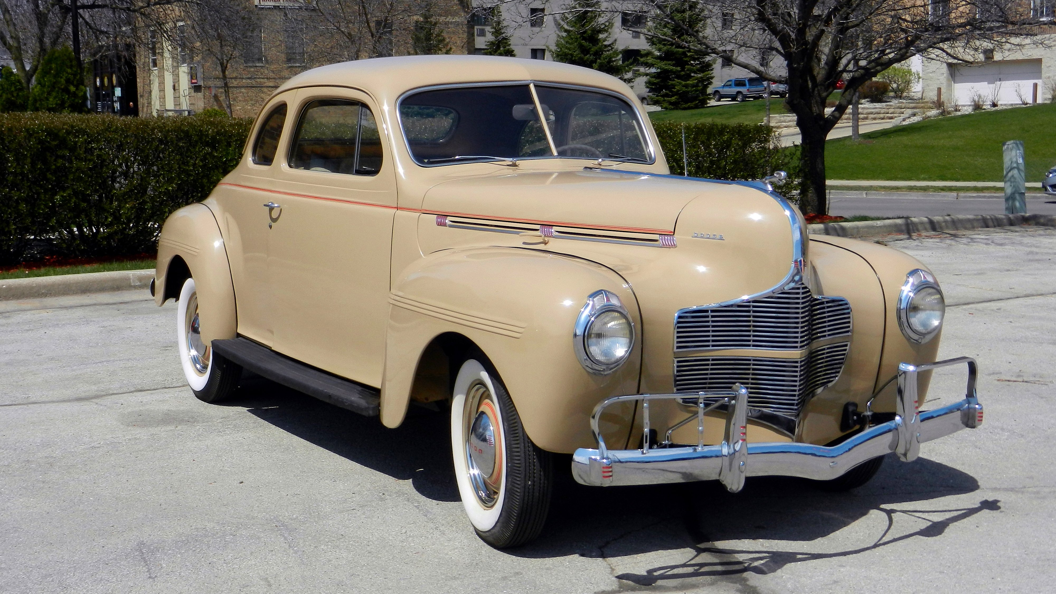 1940, Dodge, Luxury, Liner, De, Luxe, Coupe, Classic, Old, Retro, Vintage, Original, Usa,  01 Wallpaper