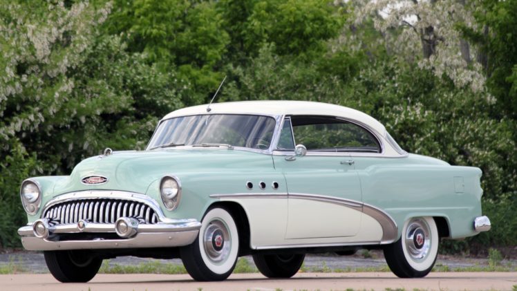 1953, Buick, Roadmaster, Super, Eight, Coupe, Classic, Old, Retro, Vintage, Original, Usa,  01 HD Wallpaper Desktop Background