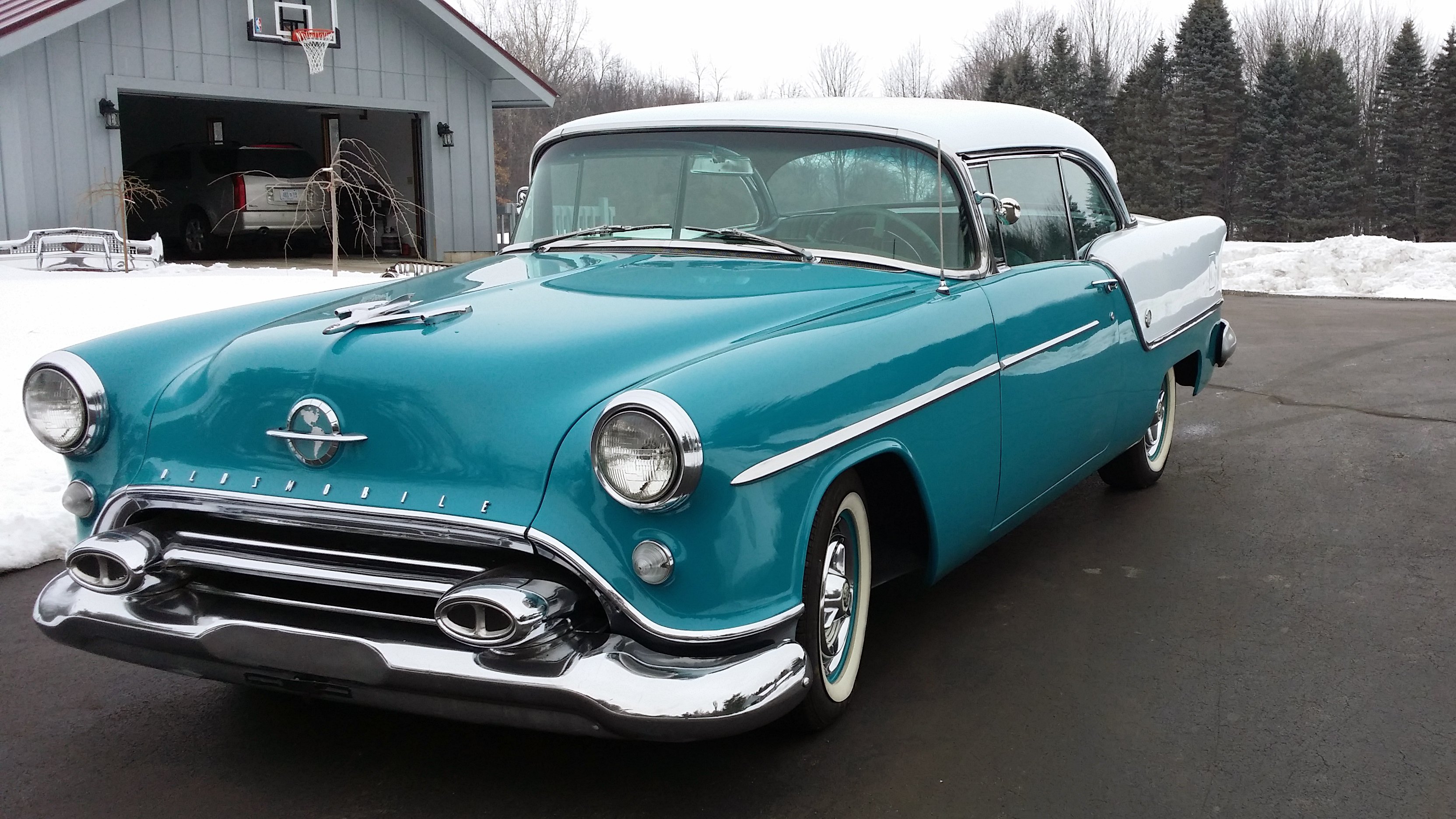 1954, Oldsmobile, Super, 88, Coupe, Classic, Old, Retro, Vintage, Original, Usa,  01 Wallpaper