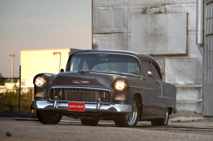 1955, Chevrolet, Chevy, Bel, Air, 210, Coupe, Hot, Rod, Street, Custom, Muscle, Usa,  06 HD Wallpaper Desktop Background