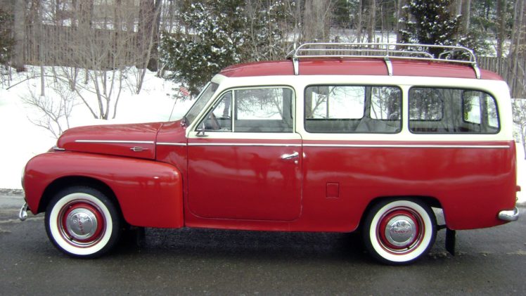 1958, Volvo, Pv445, Ph, Duett, Station, Wagon, Classic, Old, Retro, Vintage,  02 HD Wallpaper Desktop Background