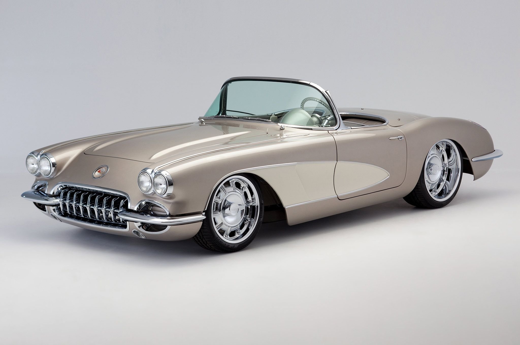 1959, Chevrolet, Chevy, Corvette, Streetrod, Street, Rod, Hot, Pro, Touring, Usa,  07 Wallpaper