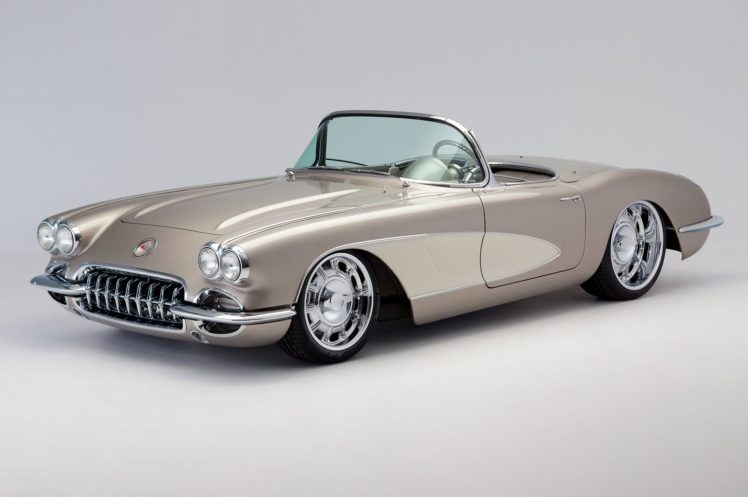 1959, Chevrolet, Chevy, Corvette, Streetrod, Street, Rod, Hot, Pro, Touring, Usa,  07 HD Wallpaper Desktop Background