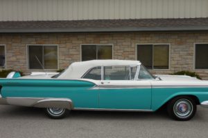 1959, Ford, Galaxie, Convertible, Classic, Old, Retro, Vintage, Original, Usa,  02