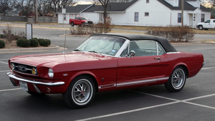 1966, Ford, Mustang, Convertible, Muscle, Classic, Old, Original, Usa,  01 HD Wallpaper Desktop Background