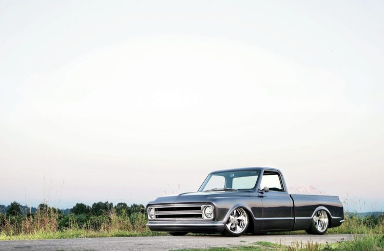 1968, Chevrolet, Chevy, C10, Fleetside, Streetrod, Street, Hot, Cruiser, Lowered, Low, Usa,  01 HD Wallpaper Desktop Background