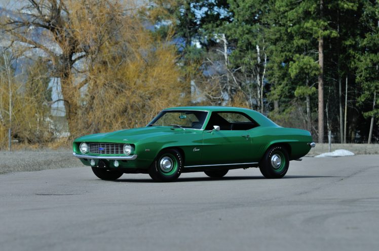 1969, Chevrolet, Camaro, Copo, Muscle, Classic, Old, Original, Usa,  02 HD Wallpaper Desktop Background
