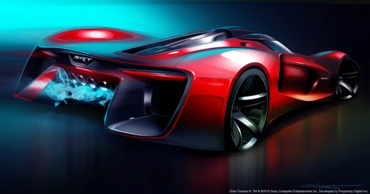 srt, Tomahawk, Vision, Gran, Turismo, Cars, Supercars, Concept, Videogames, 2015 HD Wallpaper Desktop Background