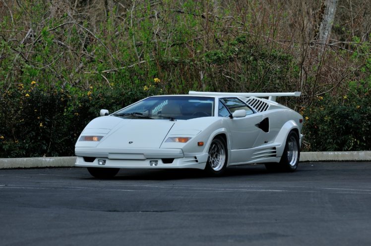 1989, Lamborghini, Countach, 25th, Anniversary, Supercar, Exotic, Italy,  01 HD Wallpaper Desktop Background