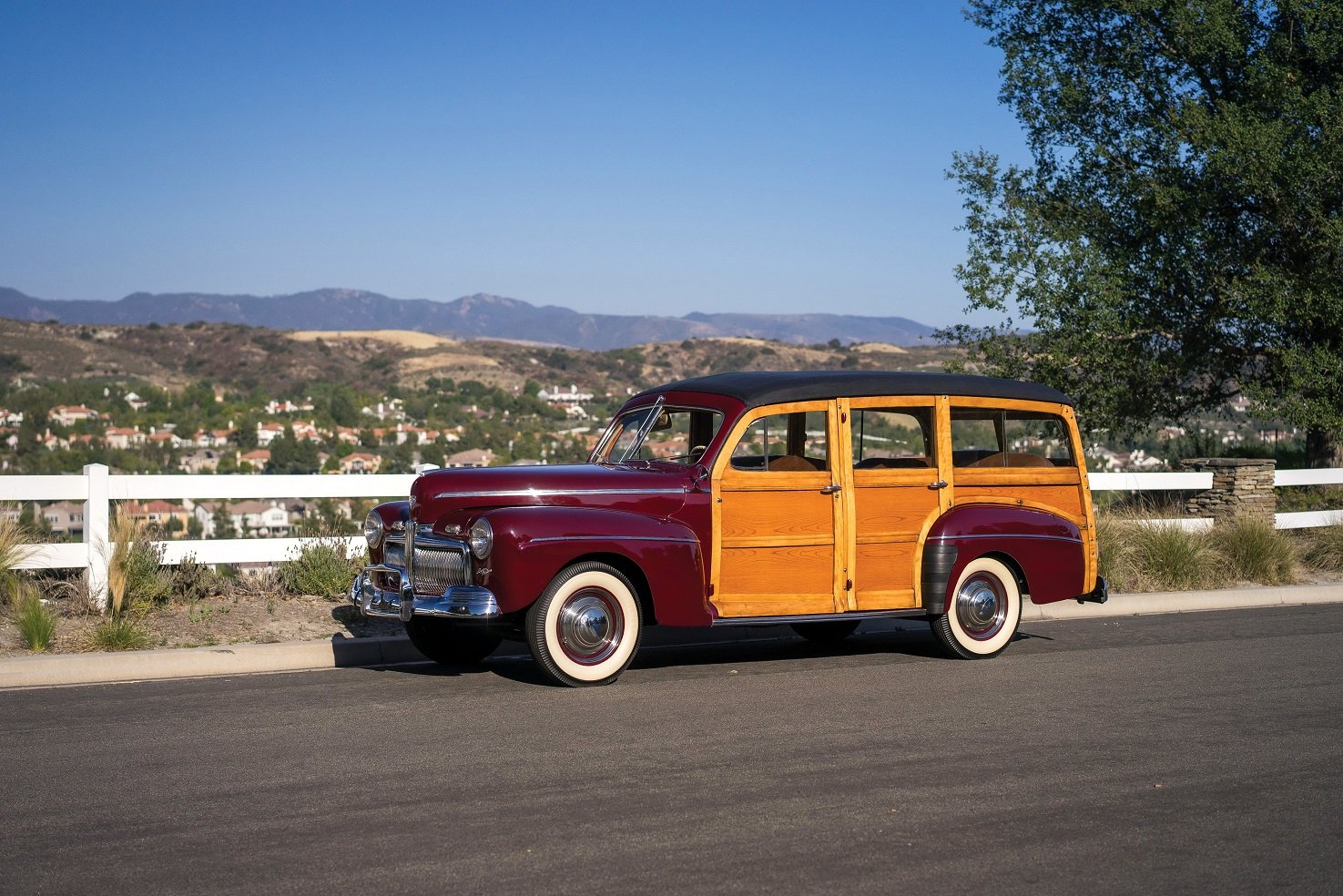 1942, Ford, V8, Super, Deluxe, Station, Wagon, Cars, Classic, Wood Wallpaper