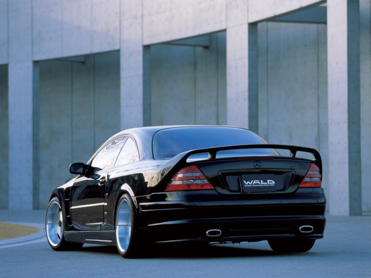 wald, Mercedes, Benz, Cl60, Cars, Coupe, Black, Modified HD Wallpaper Desktop Background