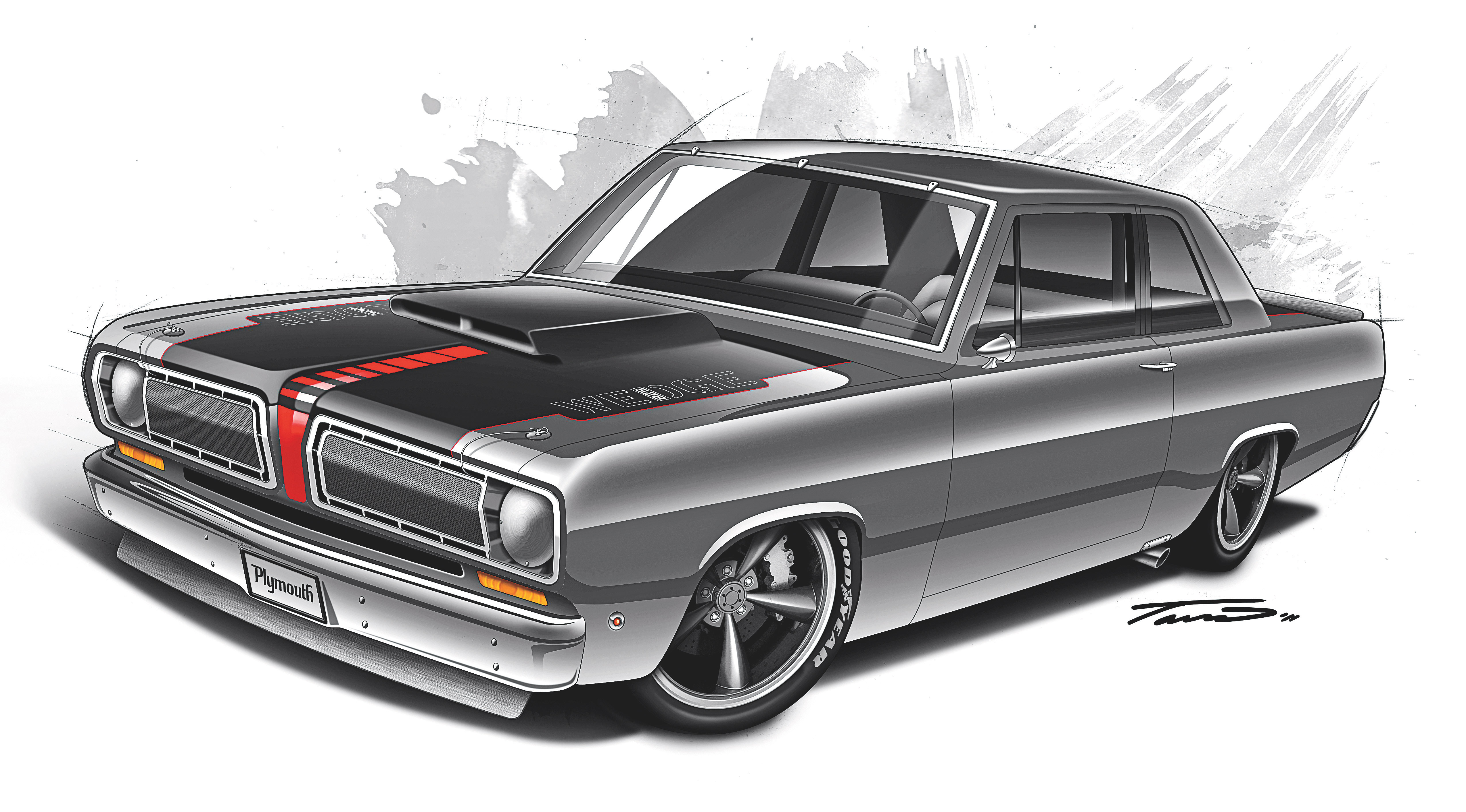 plymouth, Valiant, Hot, Rod, Muscle, Cars Wallpaper