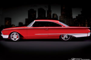 1960, Ford, Starliner, Luxury, Classic, Hot, Rod, Lowrider, Cities