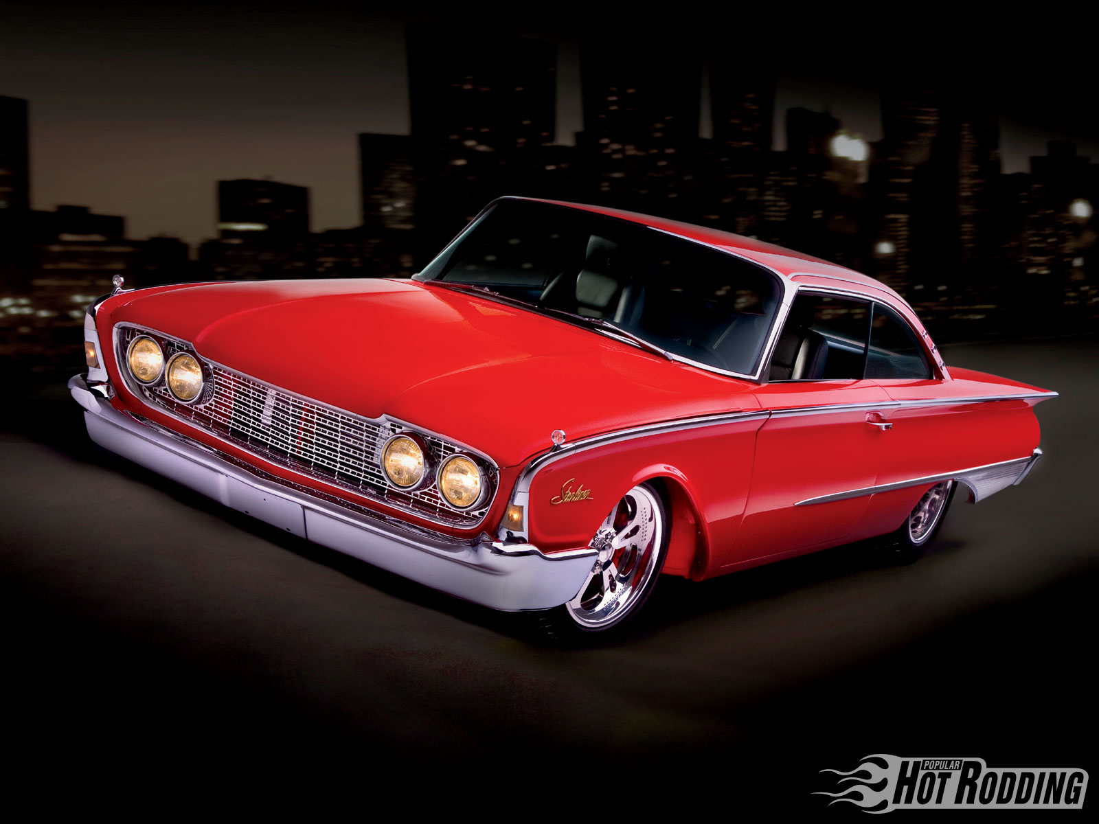 1960, Ford, Starliner, Luxury, Classic, Hot, Rod, Lowrider Wallpaper