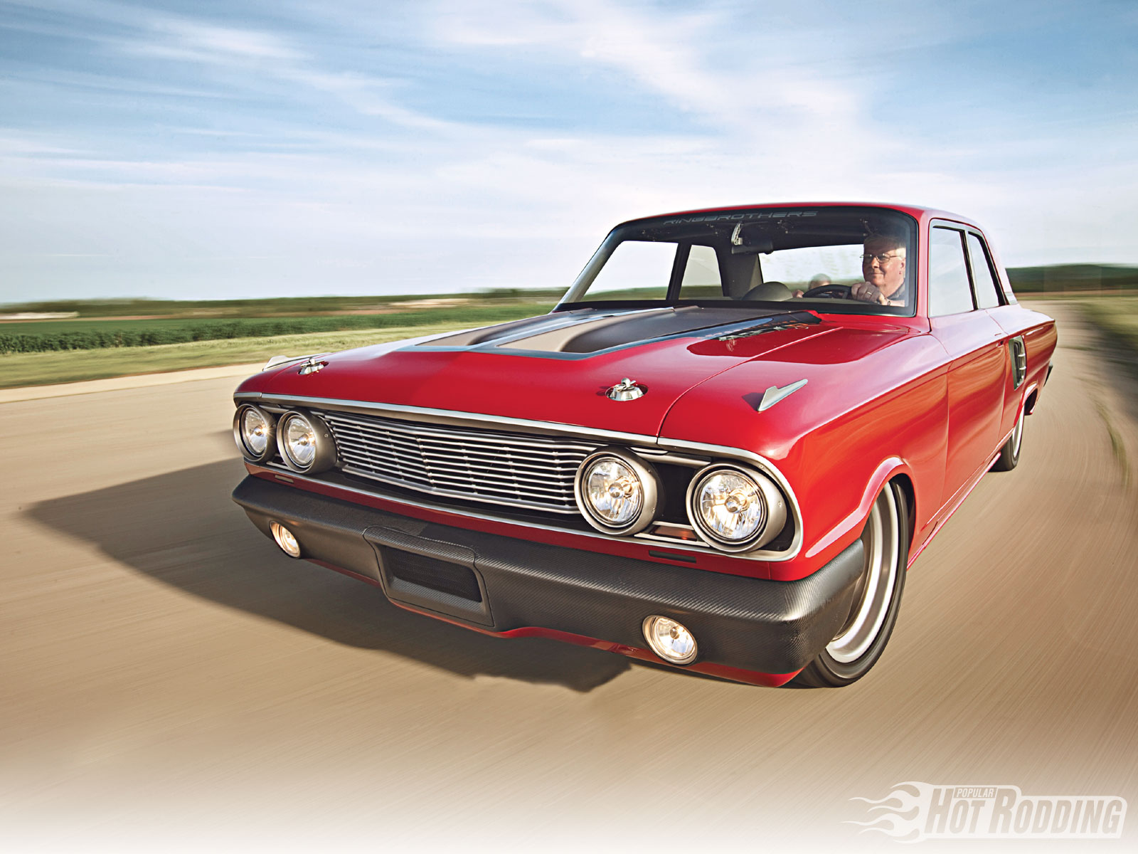 1964, Ford, Fairlane, Hot, Rod, Muscle, Cars Wallpaper