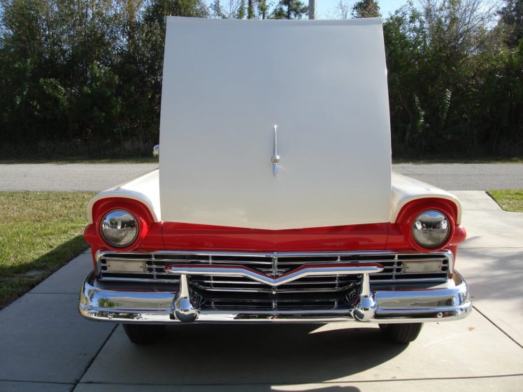 1957, Ford, Fairlane, 500, Convertible, Luxury, Retro HD Wallpaper Desktop Background