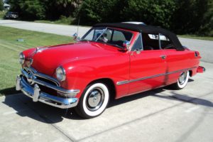 1950, Ford, Convertible, Retro, Luxury