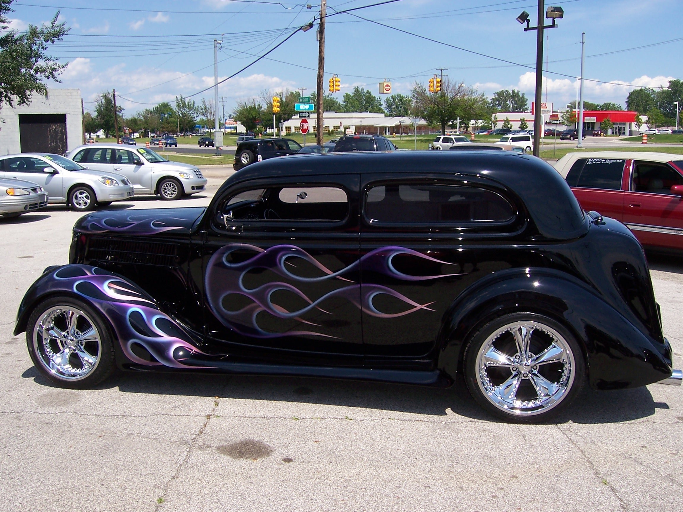 1936, Ford, Coupe, Streetrod, Hot, Rod, Rods, Retro, Custom Wallpaper