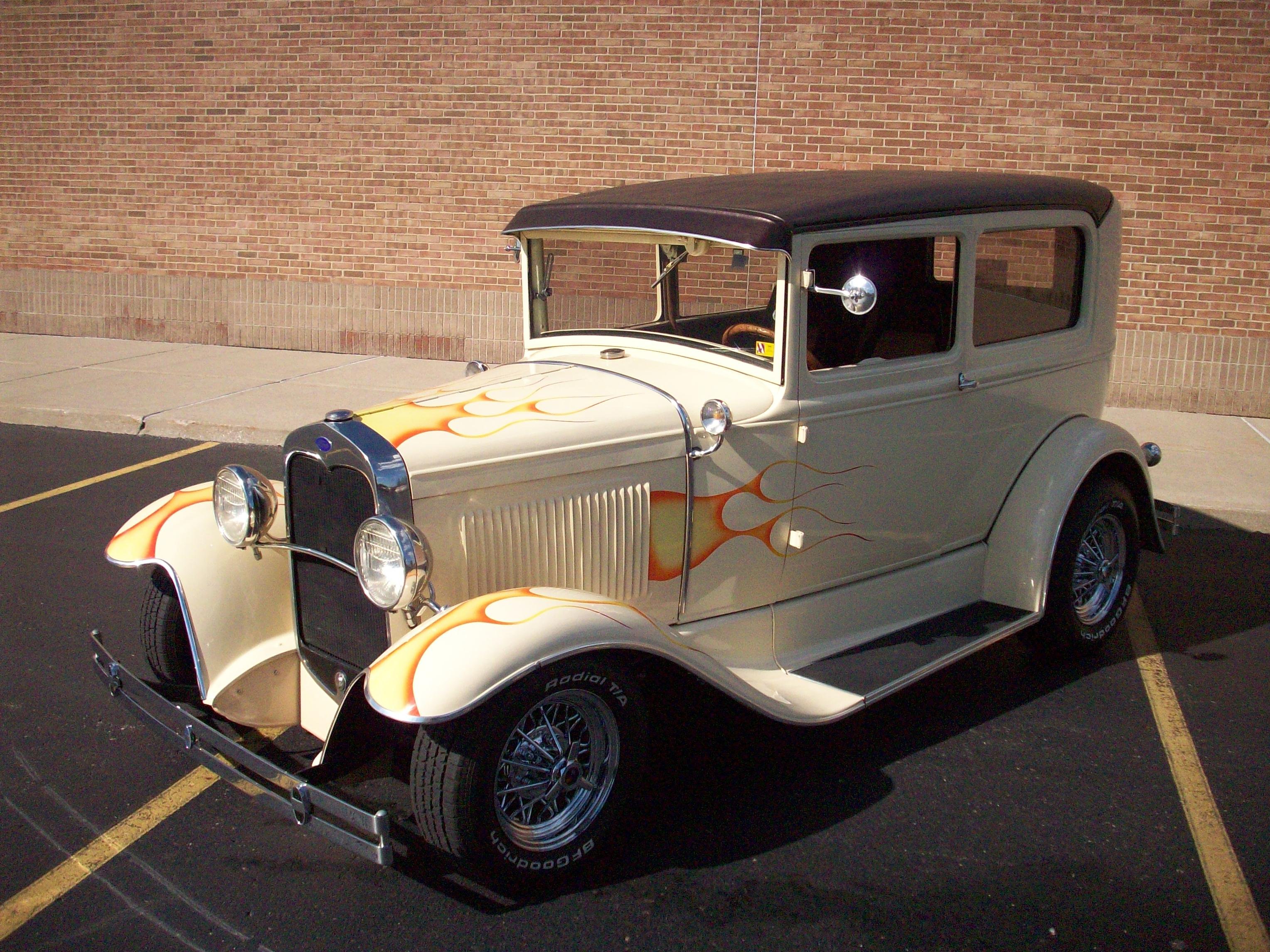 1931, Ford, Model a, Custom, Hot, Rod, Rods, Retro, Vintage Wallpaper
