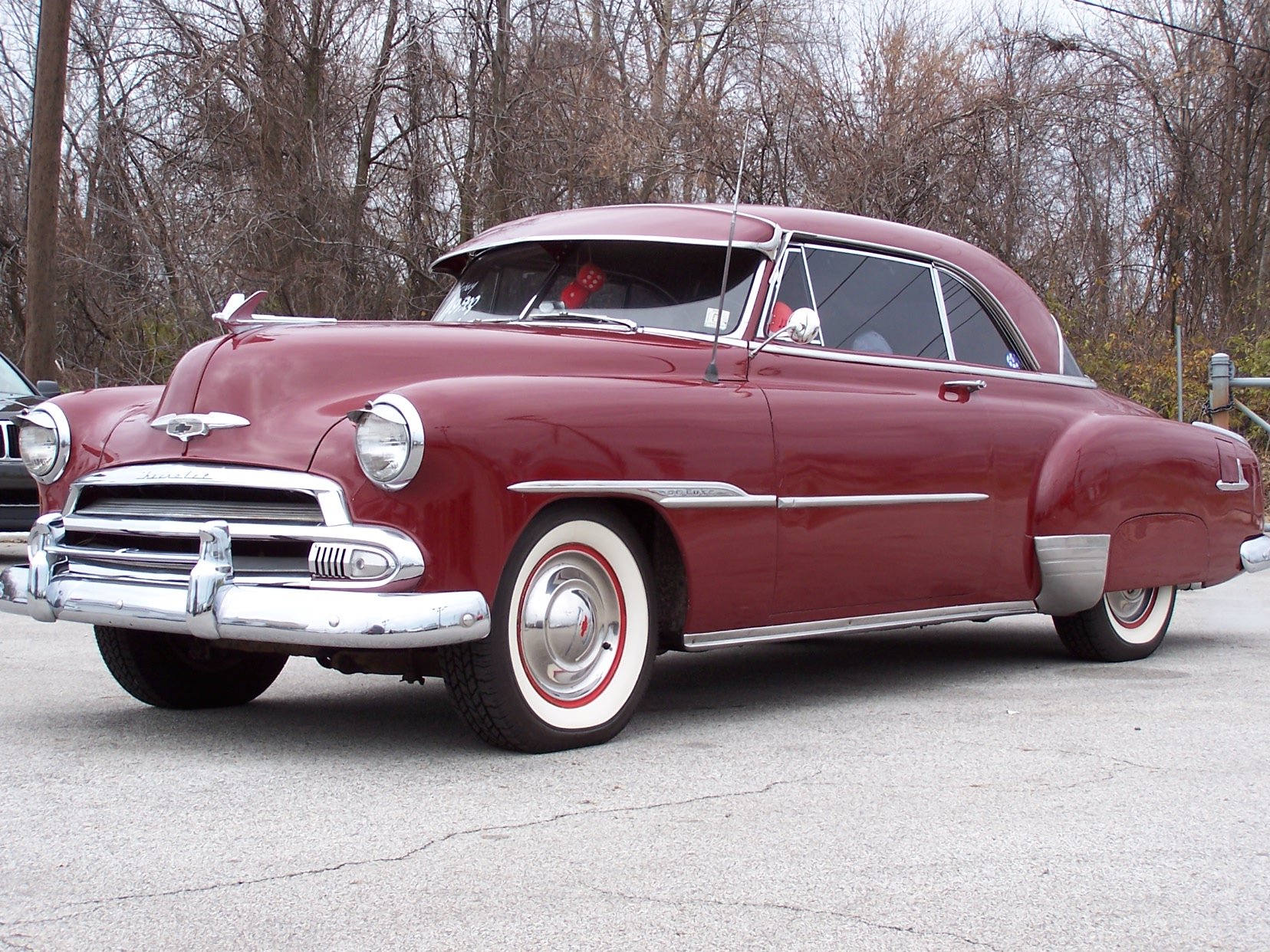 1951, Chevrolet, Two, Door, Deluxe, Luxury, Retro Wallpaper