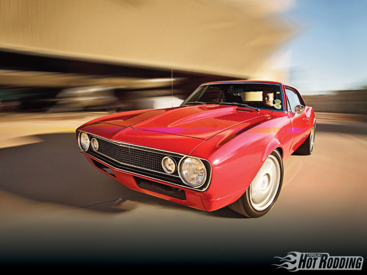 1967, Chevrolet, Camaro, Hot, Rod, Muscle, Cars HD Wallpaper Desktop Background
