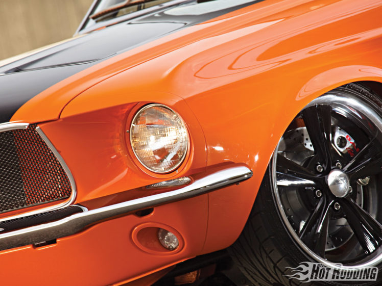1967, Ford, Mustang, Fastback, Hot, Rod, Muscle, Cars, Wheel, Headlight HD Wallpaper Desktop Background