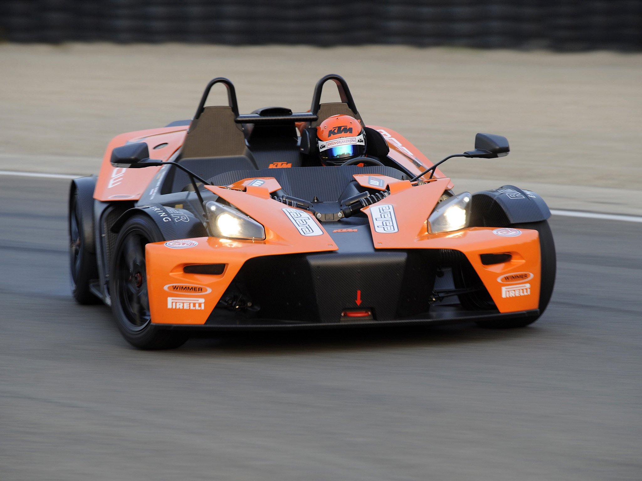 ktm, X bow, Gt4, 2008, Cars, Orange Wallpaper