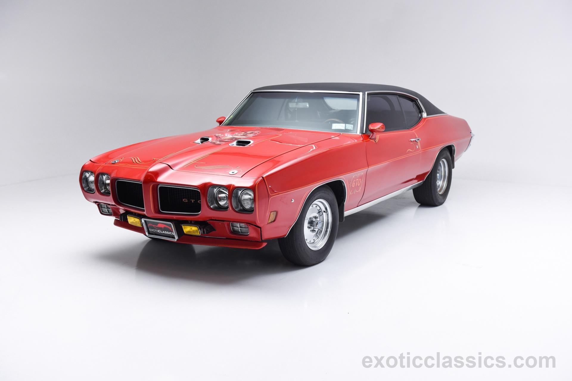 1970, Pontiac, Gto, Coupe, Classic, Cars, Red Wallpaper